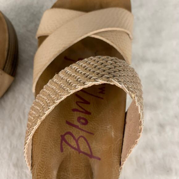 Blowfish Malibu Women's Leah Slide-On Platform Sandals Size 6.5 - Picture 9 of 10
